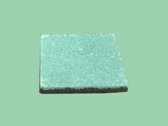 Piso Quadrado Drenante Verde